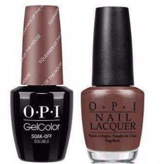 OPI GelColor And Nail Lacquer, W60, Squeaker Of The House, 0.5oz 